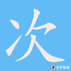 下次 xiàcì – Basic Chinese Characters of CHI 103 & 108