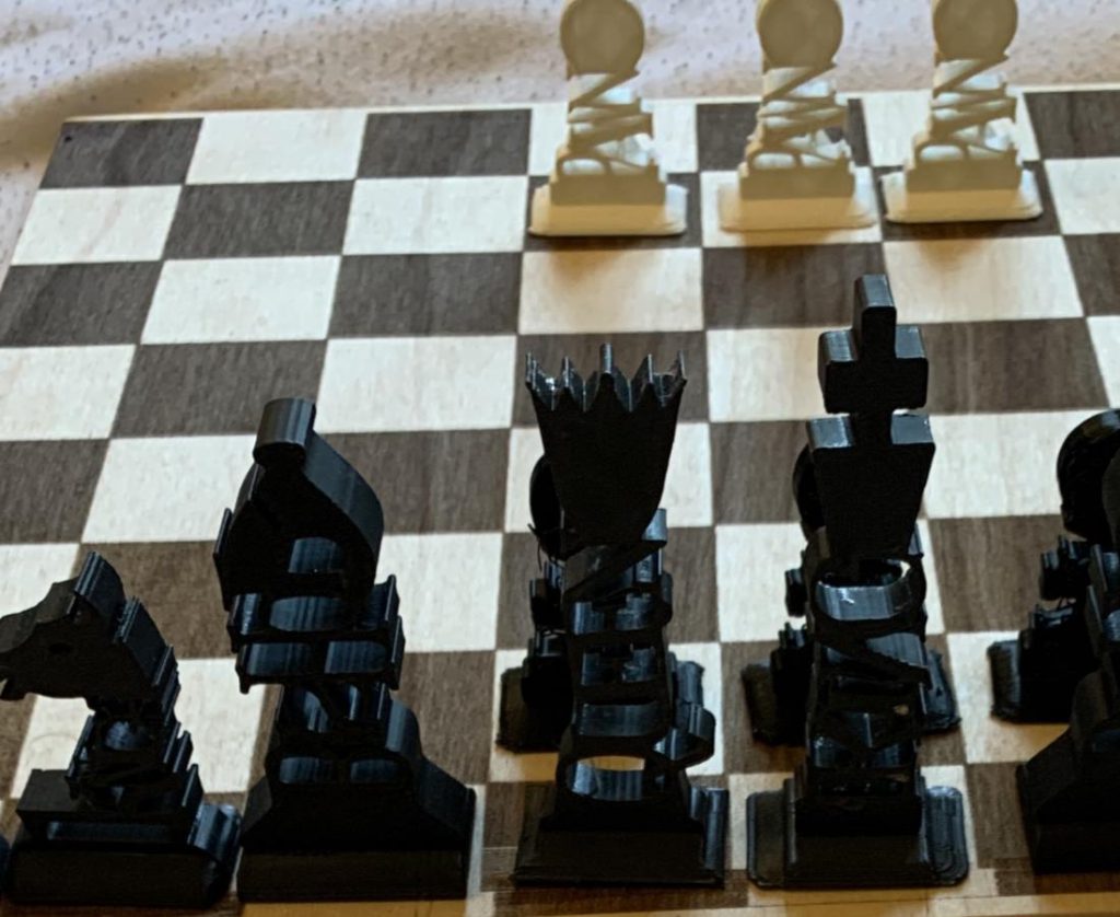 3D Printed Chess Pieces