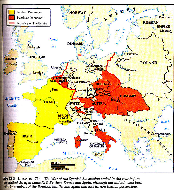 Europe in 1714 – Mapping Globalization