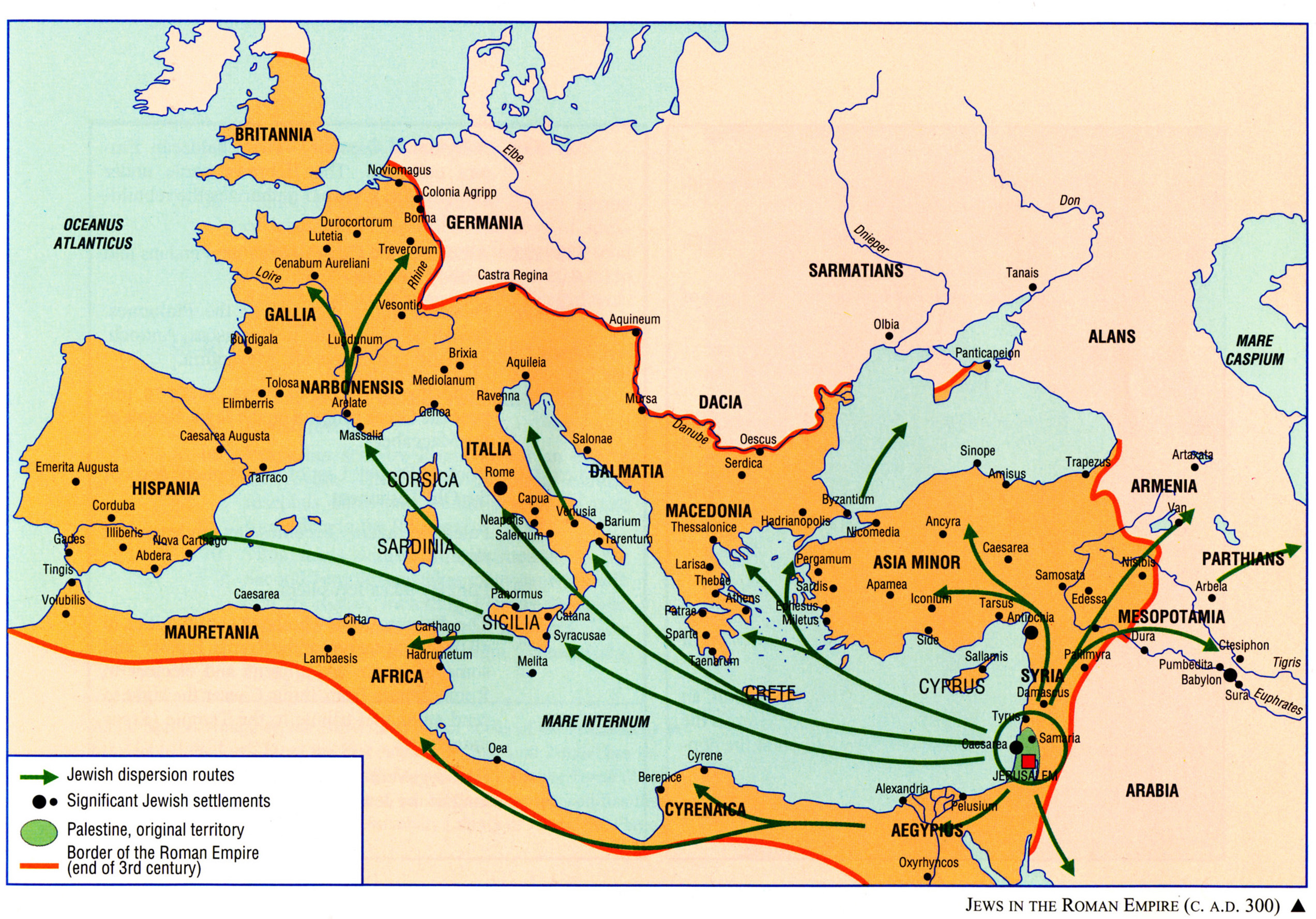 MG Jews In The Roman Empire C. A.D. 300 