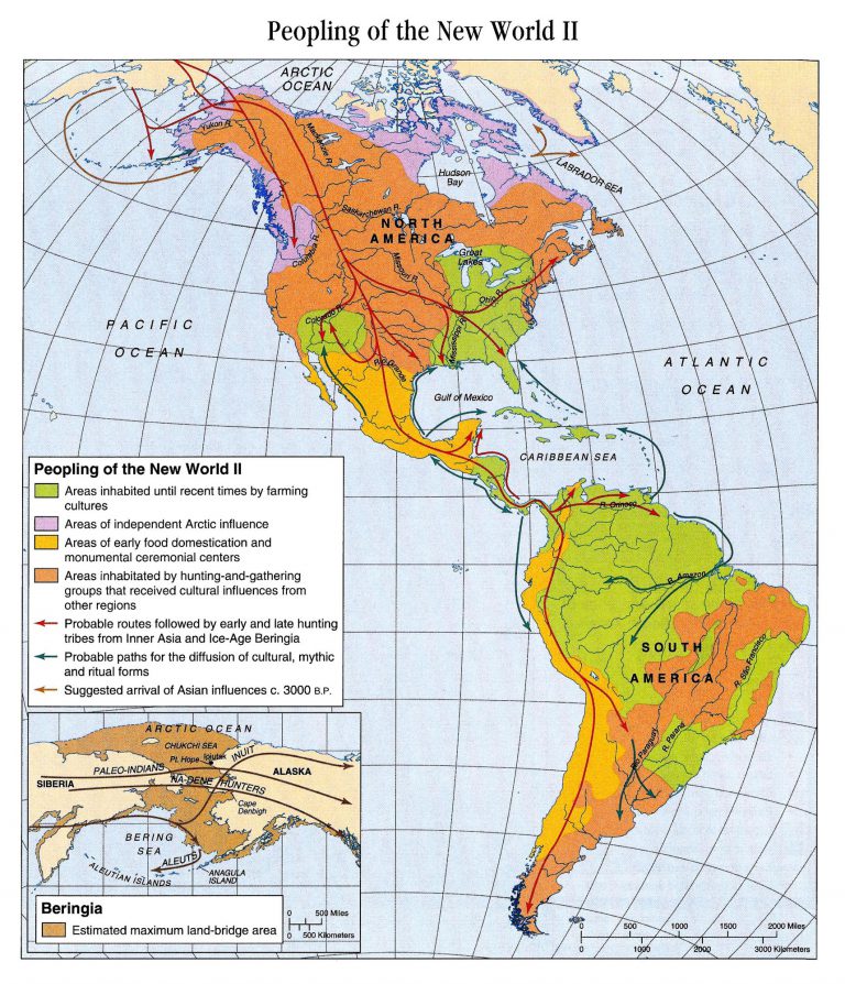 Prehistoric Peopling of the New World – Mapping Globalization
