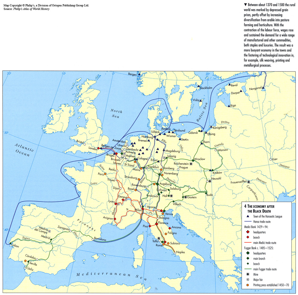 The Economy after the Black Death, 1429 to 1525 – Mapping Globalization