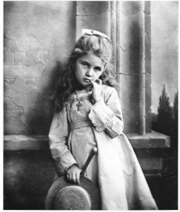 Ludwig Taescher. Portrait of a child. c. 1873.