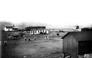 Evelyn Cameron. Downtown Fallon, Montana. 1904.