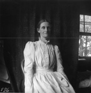 Mrs. Allen in her living room. Marshall, Texas. 1899/1900.