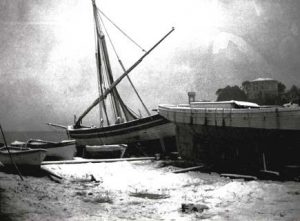 Boat in the snow. Rapallo. 1905-6.