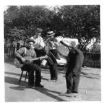 Four street musicians. St. Louis. 1900.