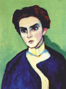 Portrait of Olga von Hartmann. 1910.